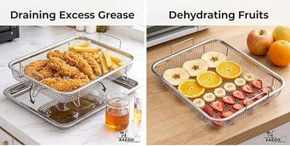 Fried Food Drain Basin Tray
