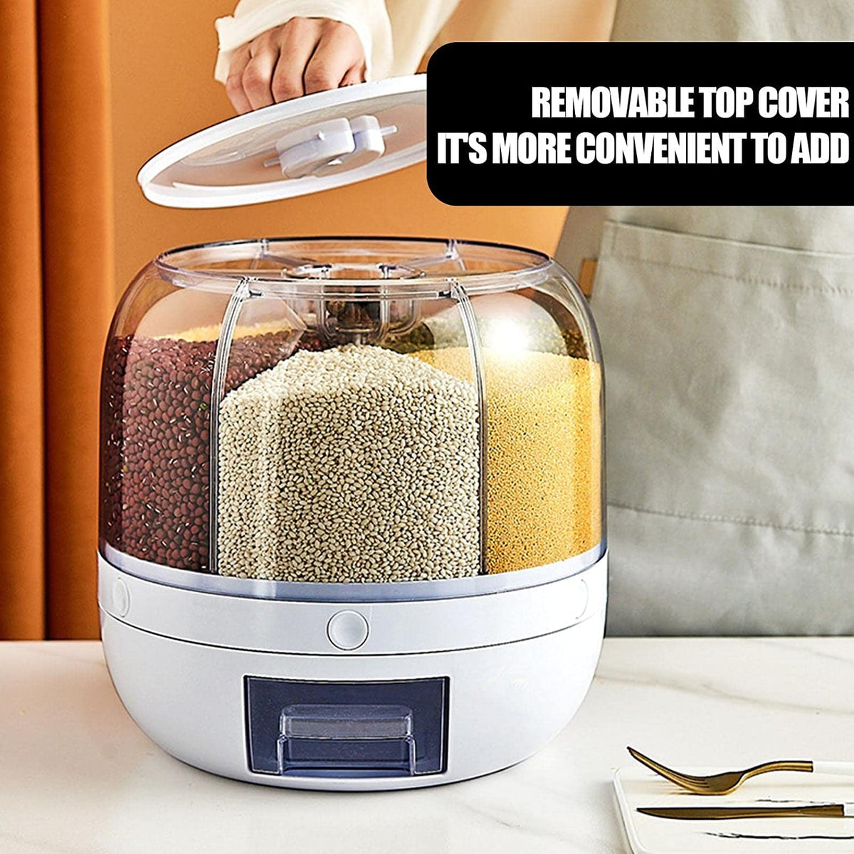 Rotating Grain Dispenser