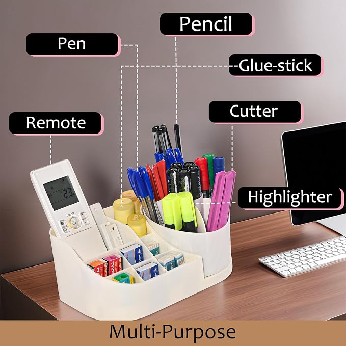 Pen and Makeup Brush Multipurpose Organizer