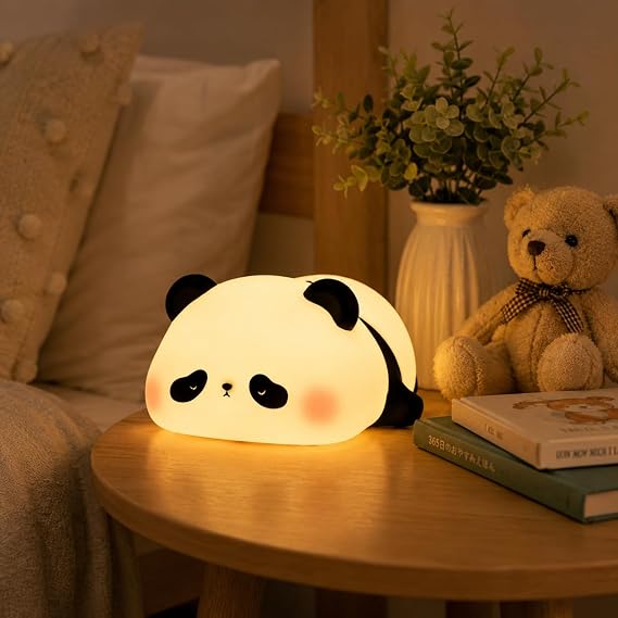 Silicone Sleeping Panda Night Light