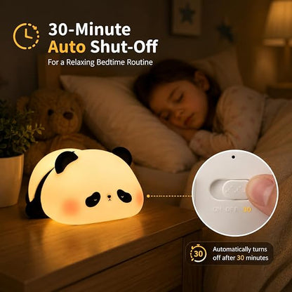 Silicone Sleeping Panda Night Light