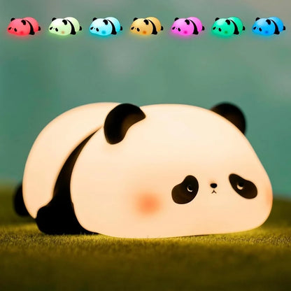 Silicone Sleeping Panda Night Light