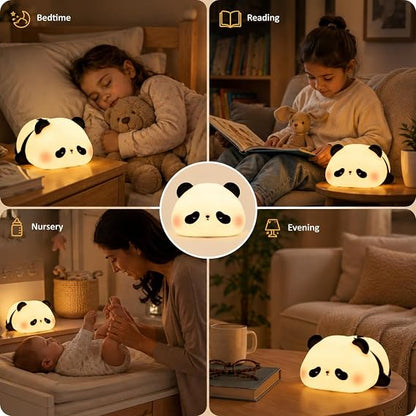 Silicone Sleeping Panda Night Light